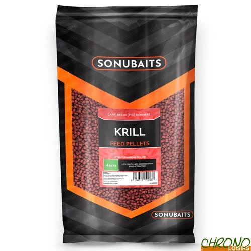 Pellets Sonubaits Krill Feed 4mm 900g 3 Pellets Sonubaits Krill Feed 4mm 900g