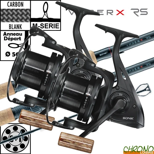 Ensemble Sonik VaderX 50mm 12' 3.5lbs Full Cork PRO 10000 (les 2) 3 Ensemble Sonik VaderX 50mm 12' 3.5lbs Full Cork PRO 10000 (les 2)