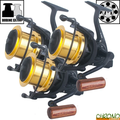 Moulinet Carp Design KF9000 Gold (les 3) 3 Moulinet Carp Design KF9000 Gold (les 3)