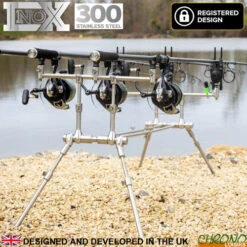 Rod Pod Carp Spirit Inox 300 Complet 3 Cannes