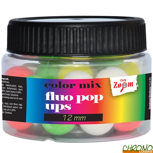 Pop Ups Carp Zoom Fluo Colour Mix Neutre 3 Pop Ups Carp Zoom Fluo Colour Mix Neutre