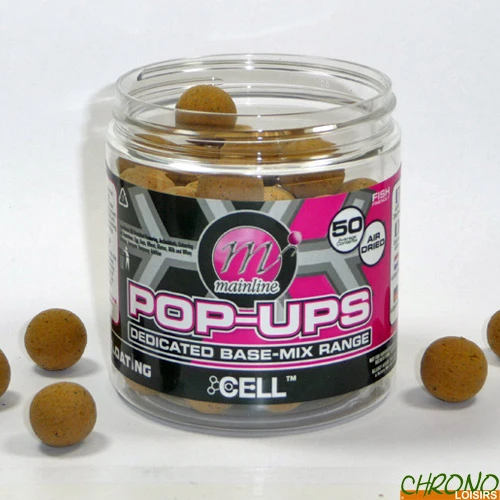 Pop Ups Mainline Dedicated Base Mix Range Cell 15mm 250ml 3 Pop Ups Mainline Dedicated Base Mix Range Cell 15mm 250ml