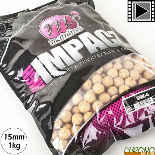 Bouillettes Mainline High Impact Choc-O 15mm 1kg 3 Bouillettes Mainline High Impact Choc-O 15mm 1kg