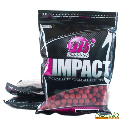 Bouillettes Mainline High Impact Spicy Crab 15mm 1kg (x3) 3 Bouillettes Mainline High Impact Spicy Crab 15mm 1kg (x3)