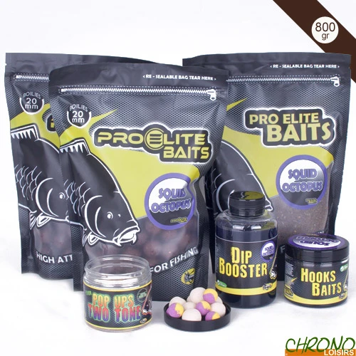 Pack Appâts Pro Elite Baits Squid & Octopus 3 Pack Appâts Pro Elite Baits Squid & Octopus