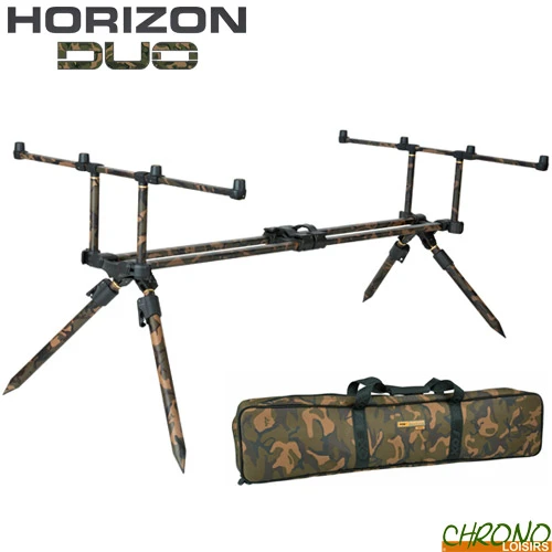 Rod Pod Fox Horizon Duo Camou 4 Cannes + Pieds Longs 3 Rod Pod Fox Horizon Duo Camou 4 Cannes + Pieds Longs