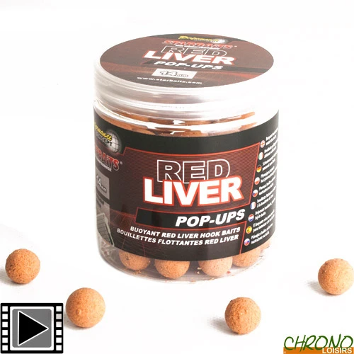 Pop Ups Starbaits Perf Concept Red Liver 14mm 80g 3 Pop Ups Starbaits Perf Concept Red Liver 14mm 80g