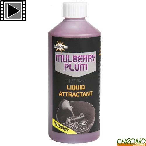 Attractant Dynamite Baits Mulberry Plum 500ml 3 Attractant Dynamite Baits Mulberry Plum 500ml