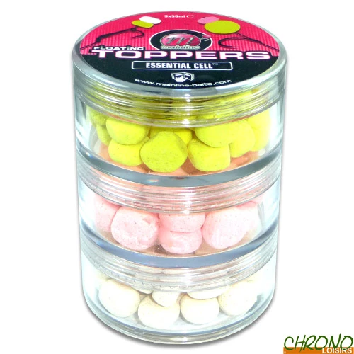 Pop Ups Mainline Floating Toppers Essential Cell 3 X 50ml 3 Pop Ups Mainline Floating Toppers Essential Cell 3 X 50ml