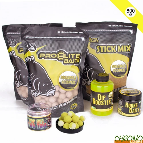 Pack Appâts Pro Elite Baits Pineapple & Scopex 3 Pack Appâts Pro Elite Baits Pineapple & Scopex