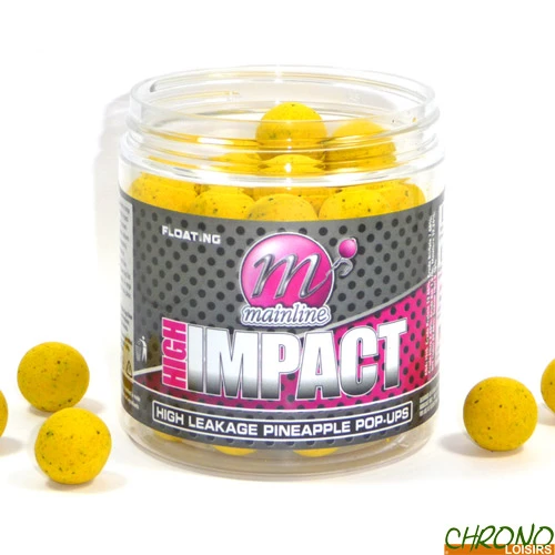 Pop Ups Mainline High Impact High Leakage Pineapple 15mm 250ml 3 Pop Ups Mainline High Impact High Leakage Pineapple 15mm 250ml