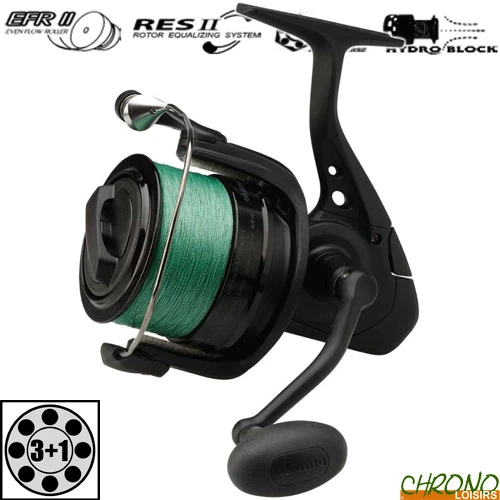 Moulinet Okuma Bomber Spod BBS-7000SB + Tresse 3 Moulinet Okuma Bomber Spod BBS-7000SB + Tresse