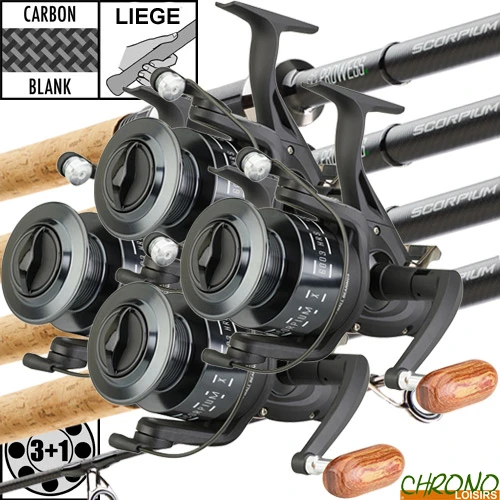 Ensemble Prowess Scorpium Full Cork 10' 3lbs X 6003 (les 4) 3 Ensemble Prowess Scorpium Full Cork 10' 3lbs X 6003 (les 4)